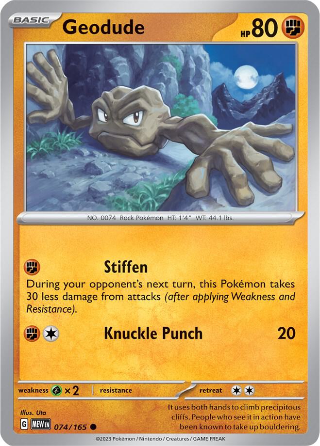 Geodude - SV: Scarlet & Violet 151