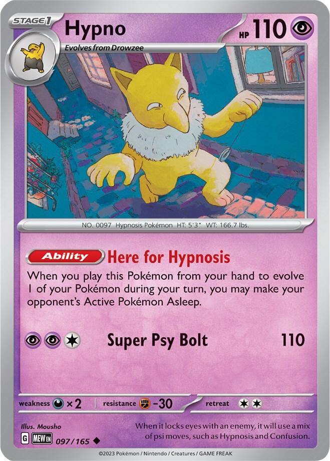Hypno - SV: Scarlet & Violet 151