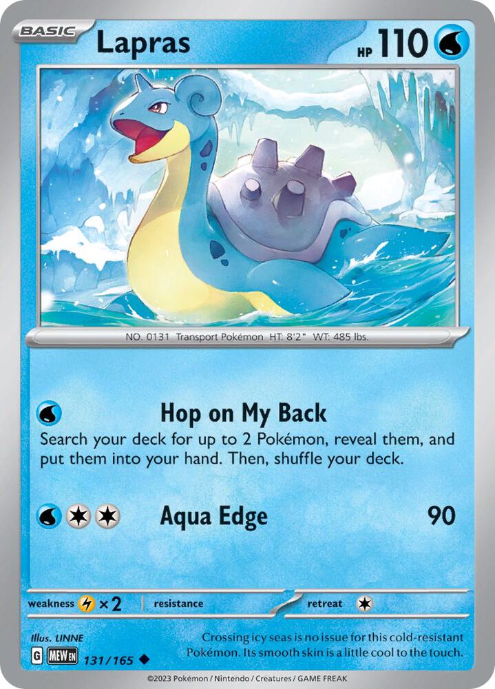 Lapras - SV: Scarlet & Violet 151