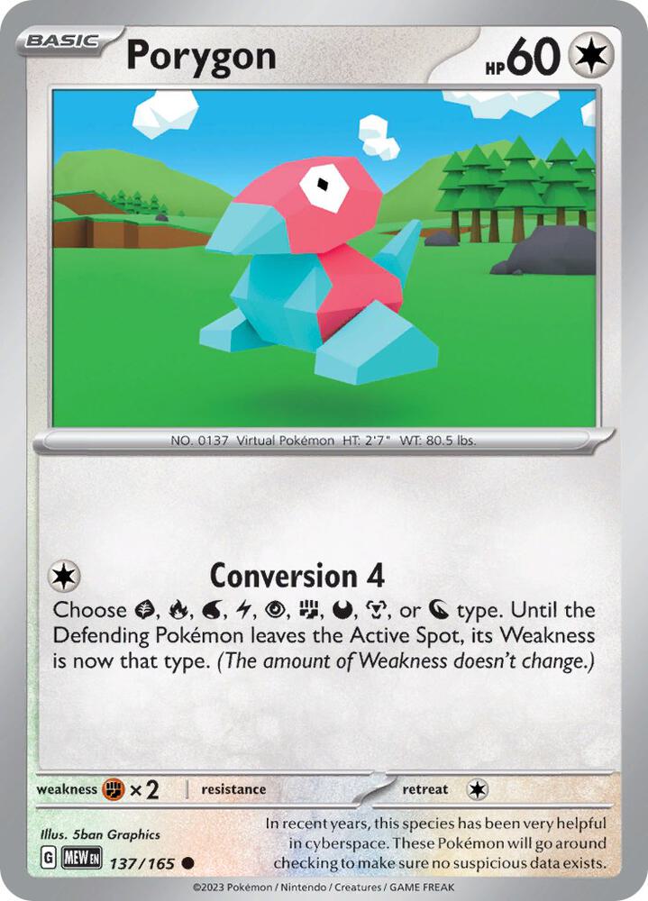 Porygon - SV: Scarlet & Violet 151