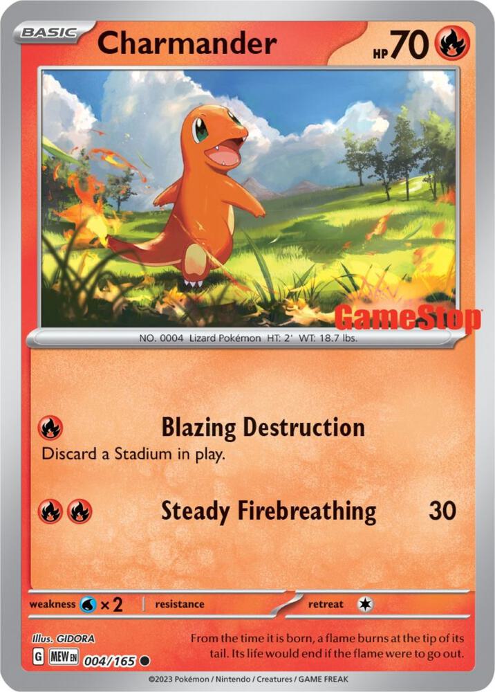 Charmander (GameStop Exclusive)