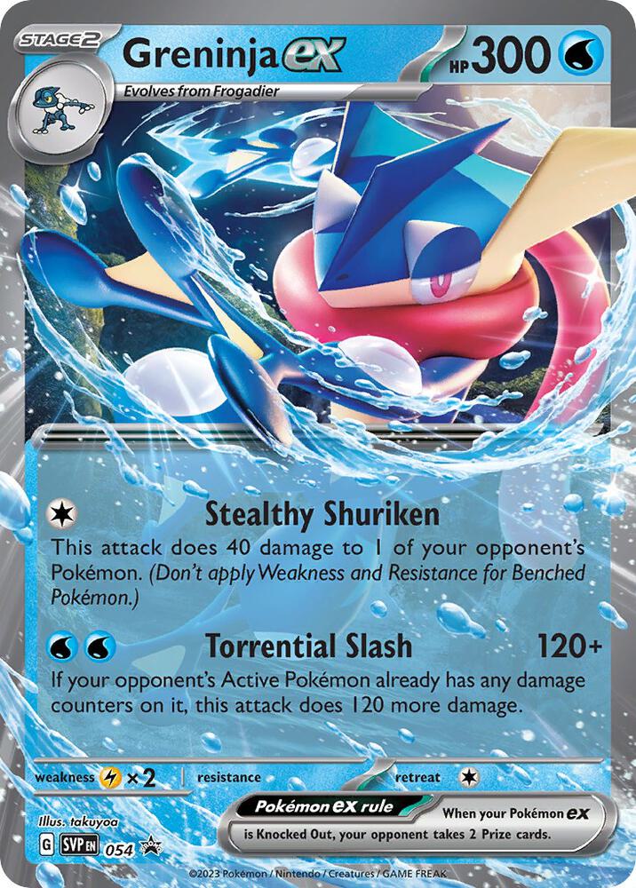 Greninja ex - 054 - SV: Scarlet & Violet Promo Cards