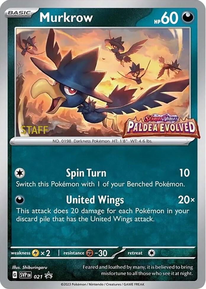 Murkrow (Prerelease) [Staff]