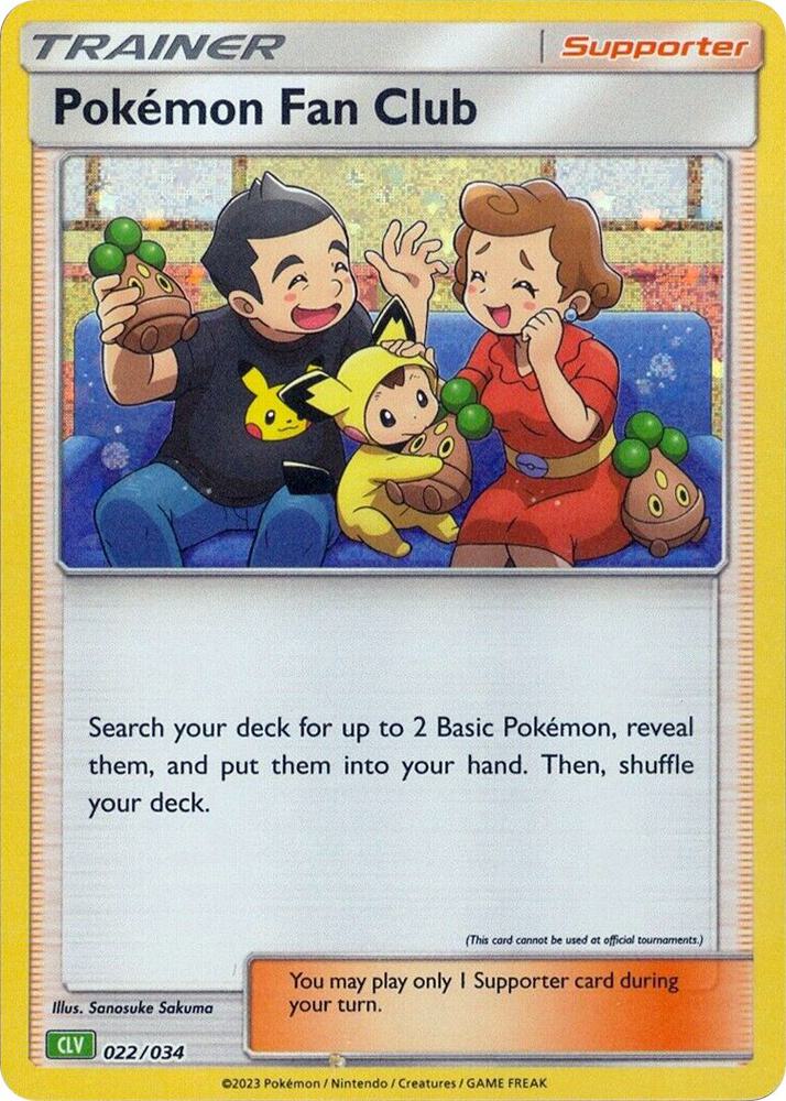 Pokemon Fan Club (CLV) - Trading Card Game Classic