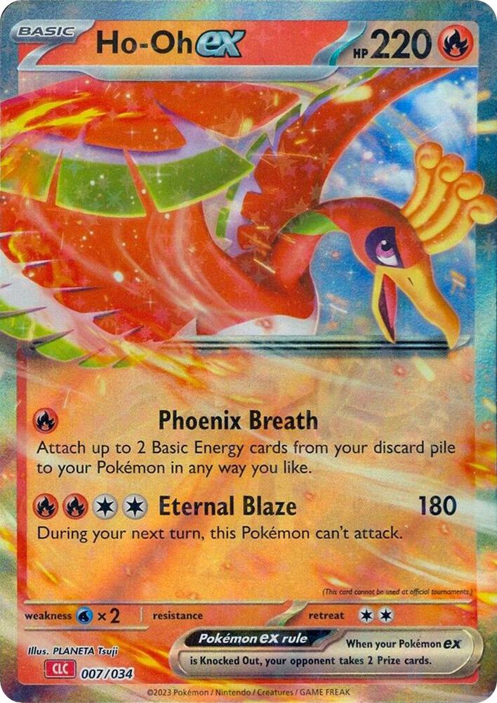 Ho-oh ex - Trading Card Game Classic