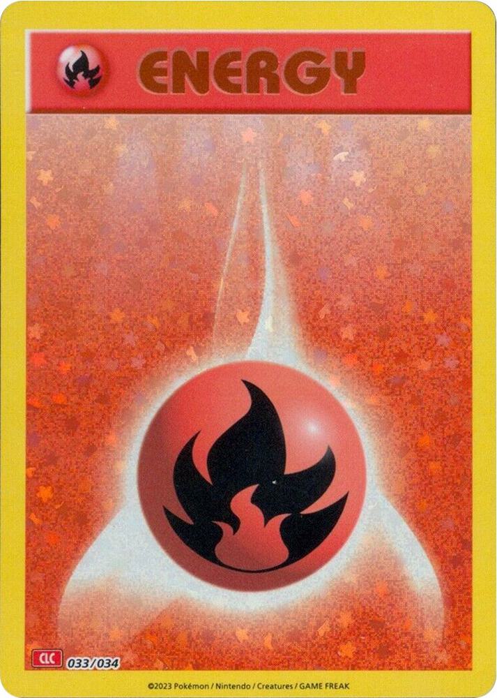 Basic Fire Energy - Trading Card Game Classic