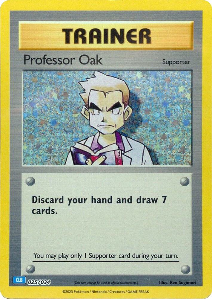 Professor Oak (CLB) - Trading Card Game Classic