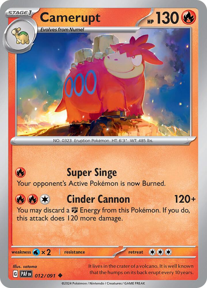 Camerupt - SV: Paldean Fates