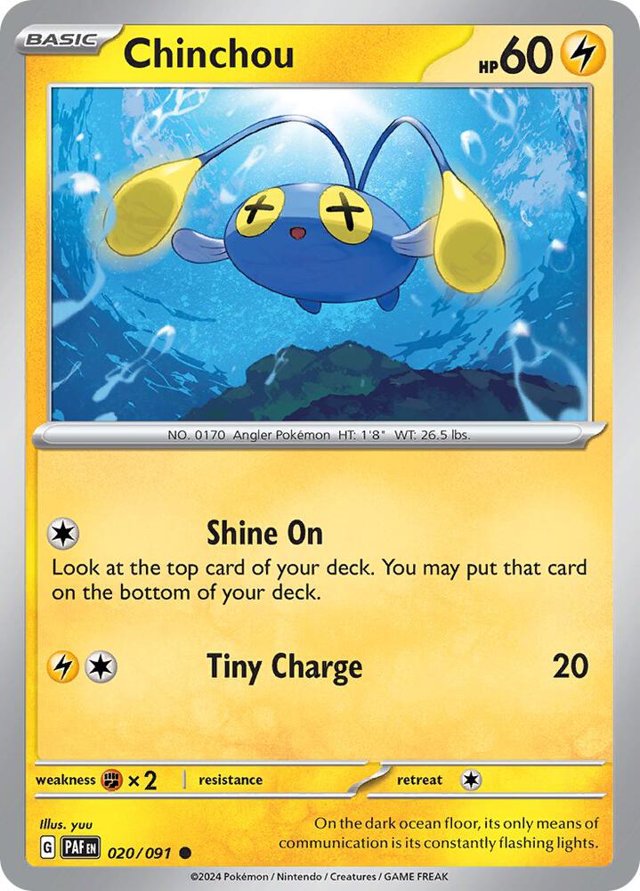 Chinchou - SV: Paldean Fates