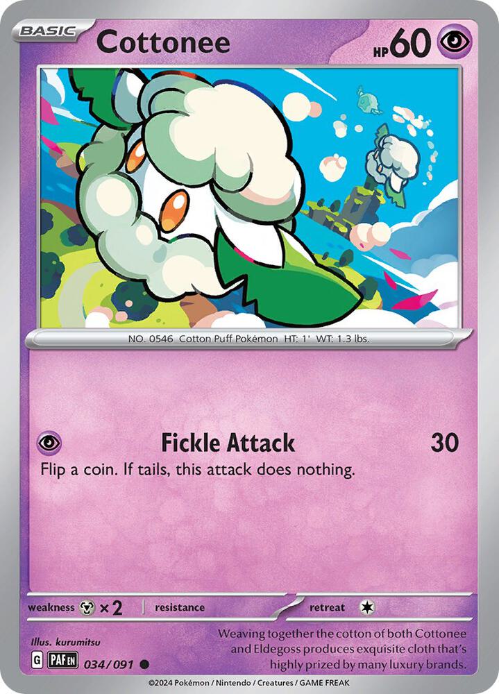 Cottonee - SV: Paldean Fates