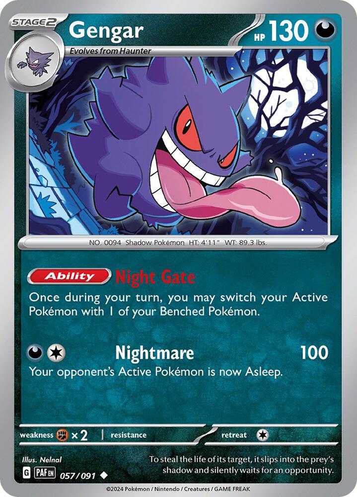 Gengar - SV: Paldean Fates