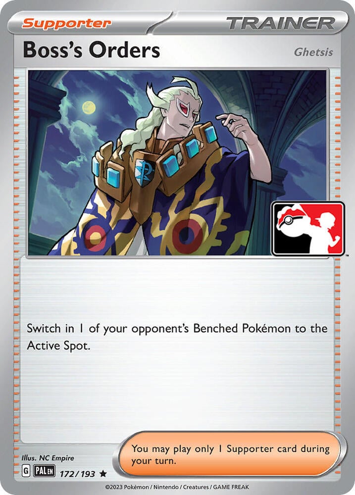 Boss's Orders [Ghetsis] - 172/193 - Prize Pack Series Cards