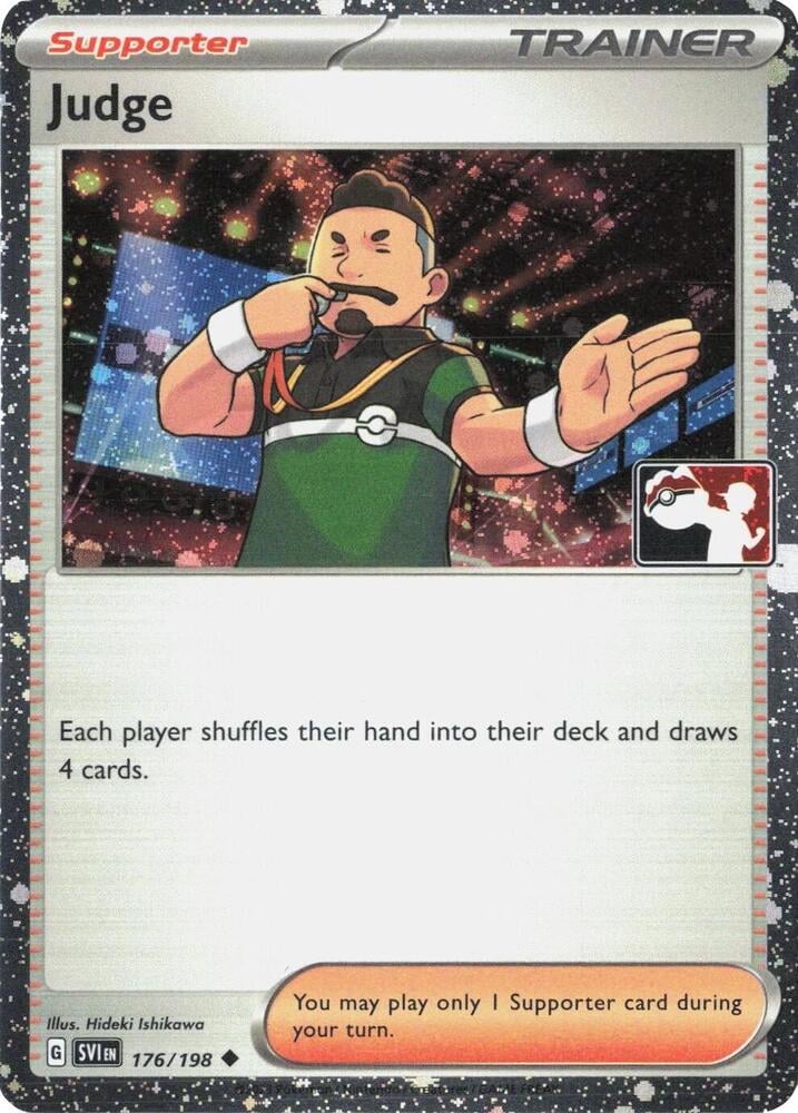 Judge - 176/198 (Cosmos Holo) - Prize Pack Series Cards