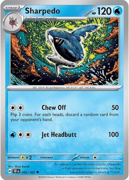 Sharpedo - SV05: Temporal Forces
