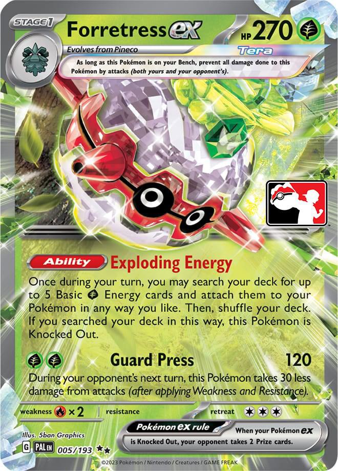 Forretress ex - 005/193 - Prize Pack Series Cards