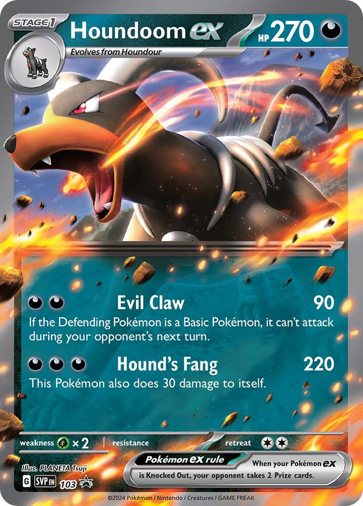 Houndoom ex - 103 - SV: Scarlet & Violet Promo Cards