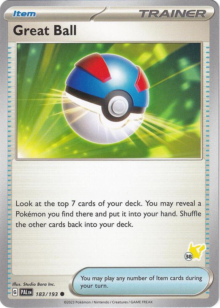 Great Ball - Pikachu 38 - Battle Academy 2024