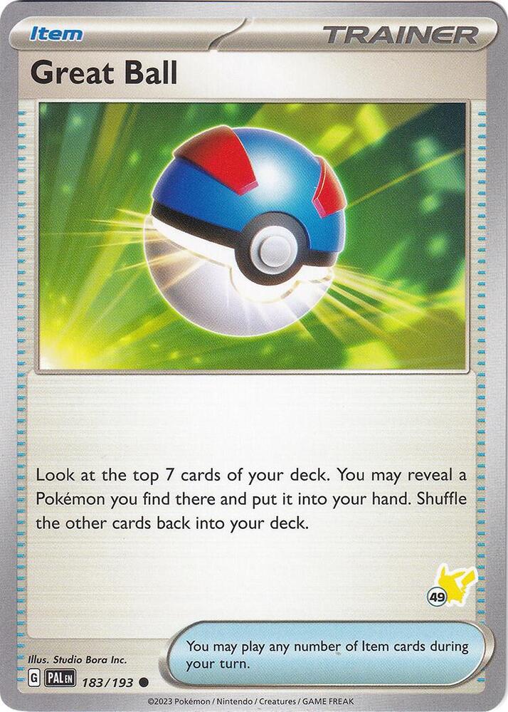 Great Ball - Pikachu 49 - Battle Academy 2024