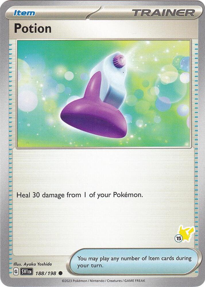 Potion - Pikachu 15 - Battle Academy 2024