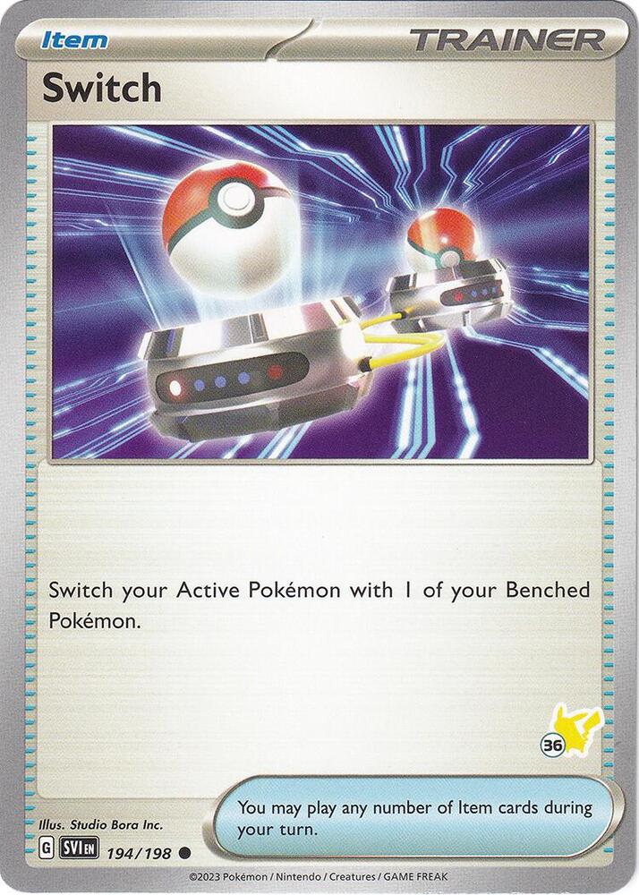 Switch - Pikachu 36 - Battle Academy 2024