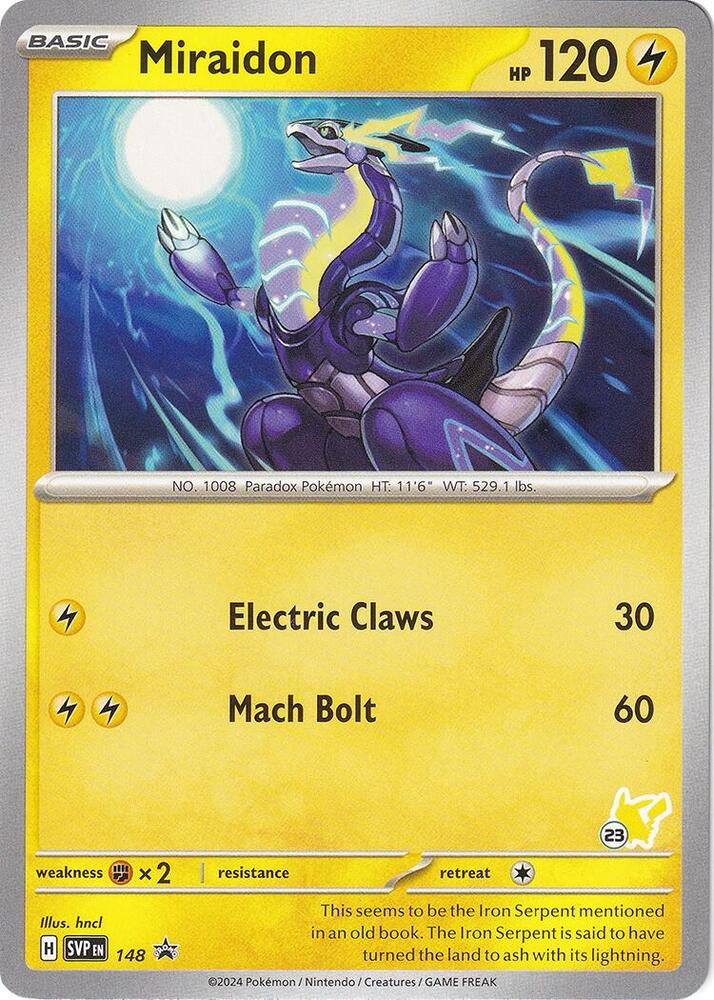 Miraidon - Pikachu 23 - Battle Academy 2024