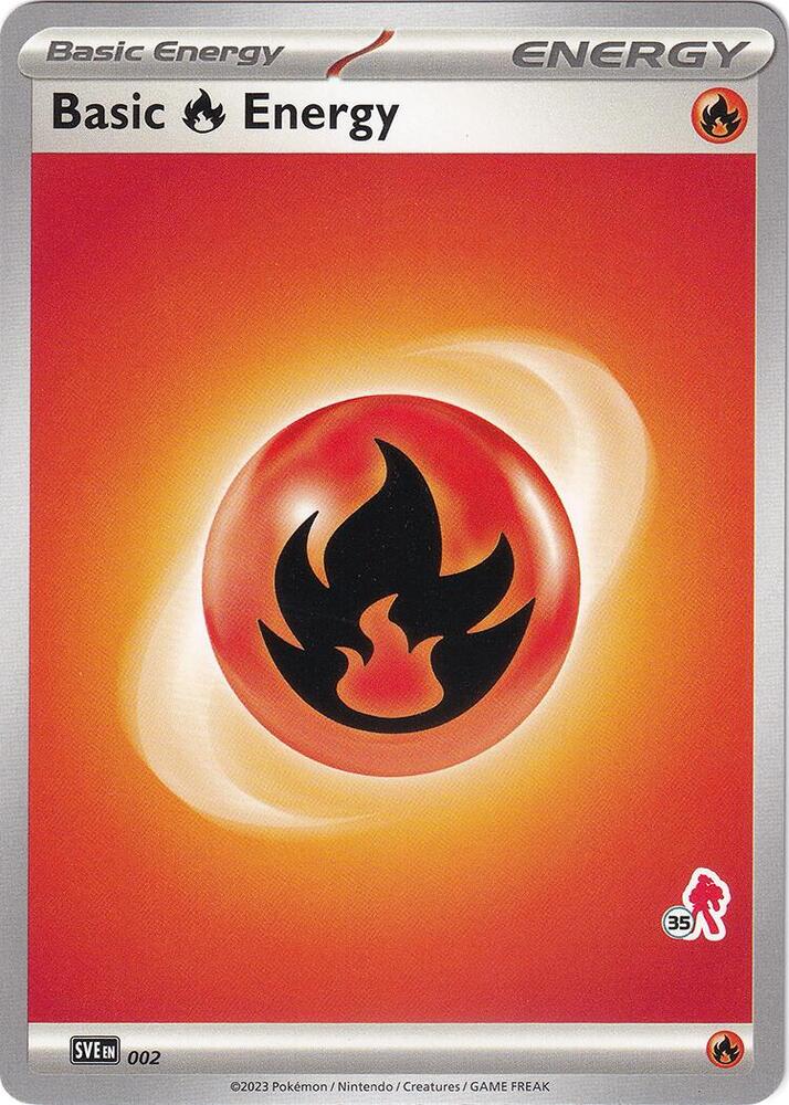Basic Fire Energy - Armarouge 35 - Battle Academy 2024
