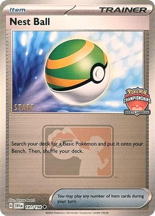Nest Ball - 181/198 (North America Championships) [Staff] - League & Championship Cards