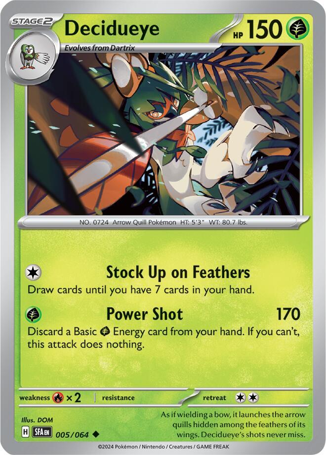 Decidueye - SV: Shrouded Fable
