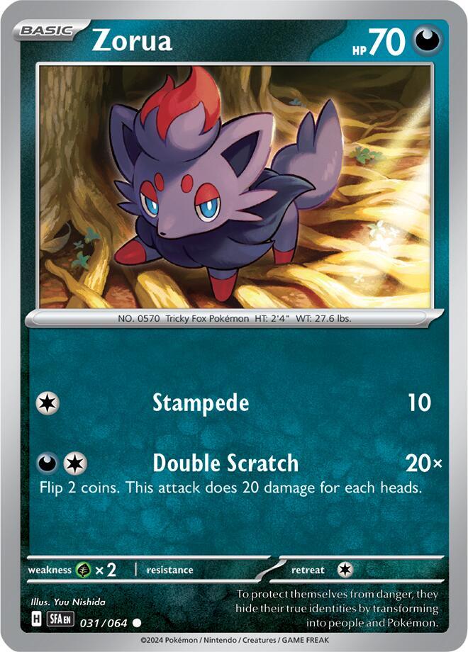 Zorua - 031/064 - SV: Shrouded Fable