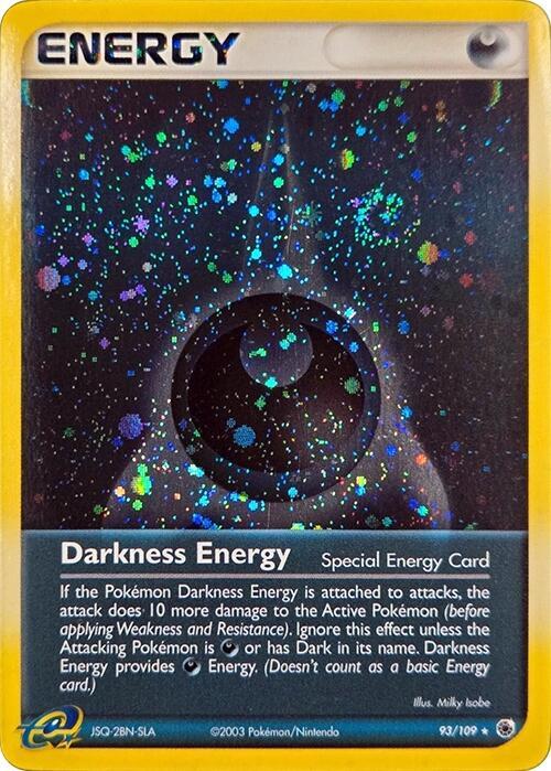Darkness Energy (Special) - 93/109 (Cosmos Holo) - League & Championship Cards