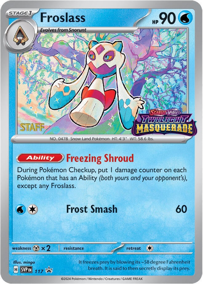 Froslass (Prerelease) [Staff]