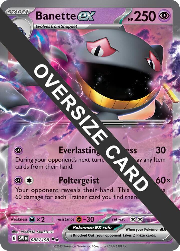 Banette ex - 088/198 - Jumbo Cards