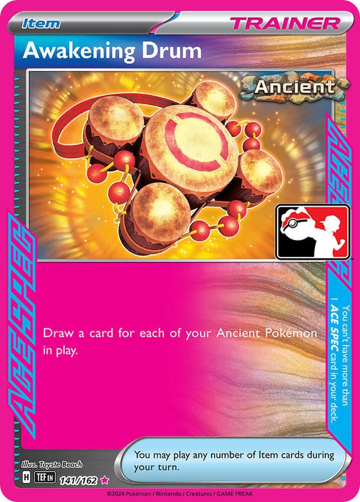 Awakening Drum - 141/162 - Prize Pack Series Cards