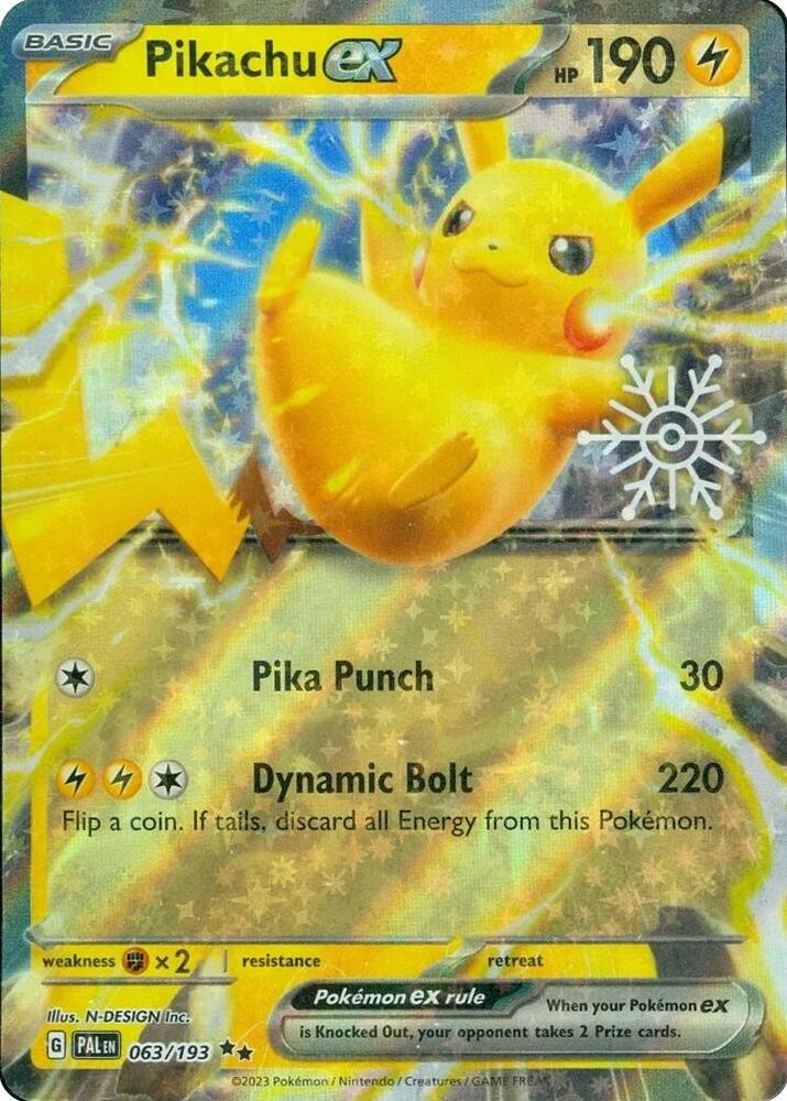 Pikachu ex (Holiday Calendar) - Miscellaneous Cards & Products