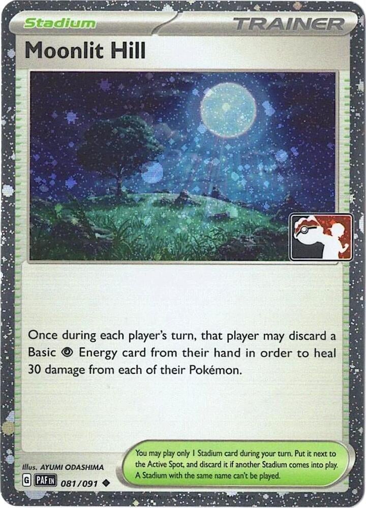 Moonlit Hill - 081/091 (Cosmos Holo) - Prize Pack Series Cards