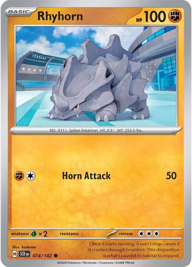 Rhyhorn - SV07: Stellar Crown