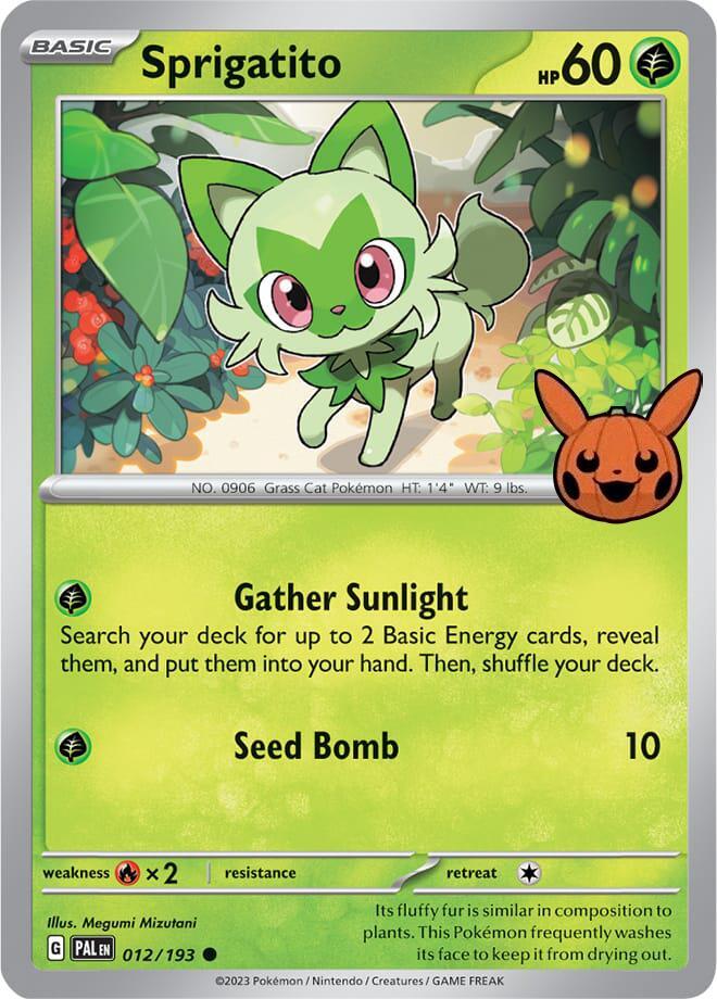 Sprigatito - 012/193 - Trick or Trade BOOster Bundle 2024