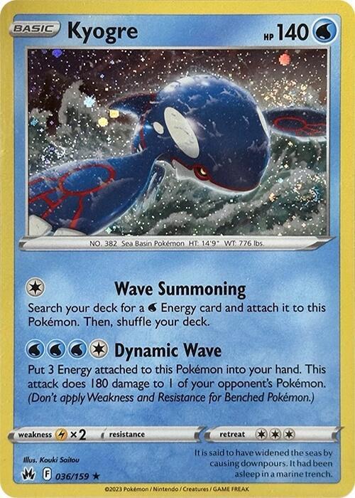 Kyogre (Pixel Holo)