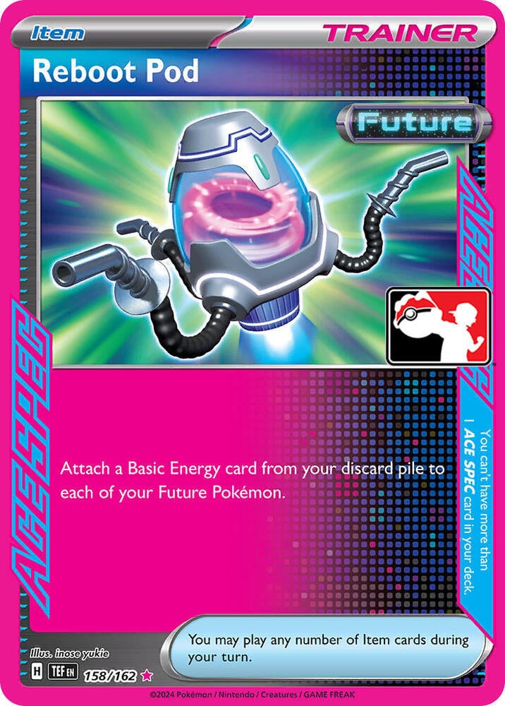 Reboot Pod - 158/162 - Prize Pack Series Cards