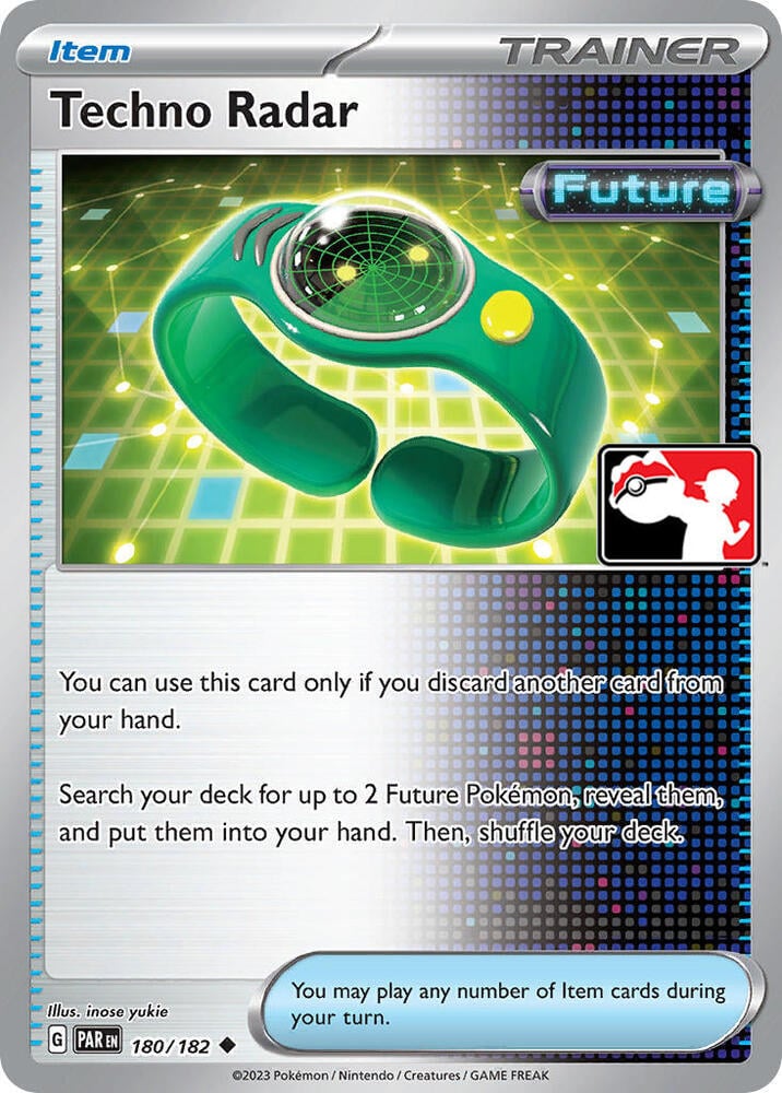 Techno Radar - 180/182 - Prize Pack Series Cards