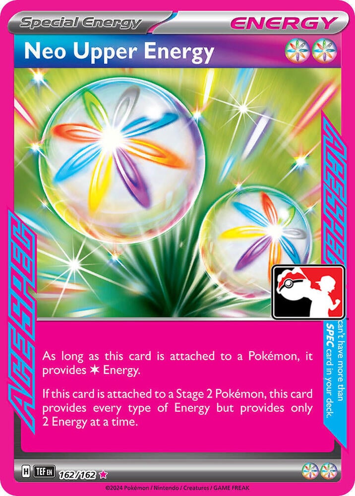 Neo Upper Energy - 162/162 - Prize Pack Series Cards