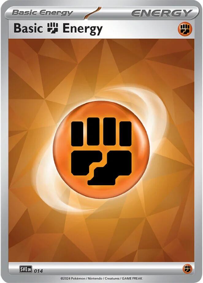Basic Fighting Energy - 014 - SVE: Scarlet & Violet Energies