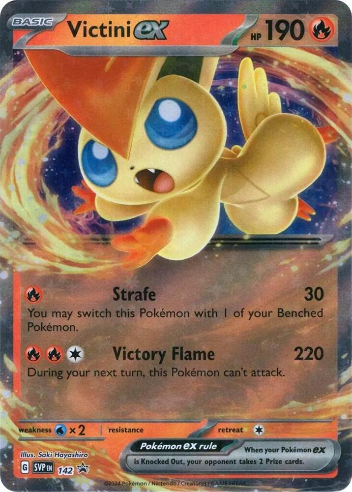 Victini ex - 142 - SV: Scarlet & Violet Promo Cards