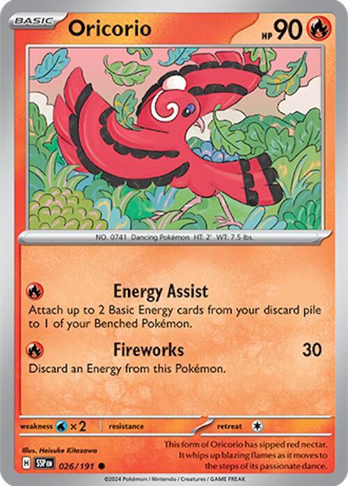 Oricorio - 026/191 - SV08: Surging Sparks