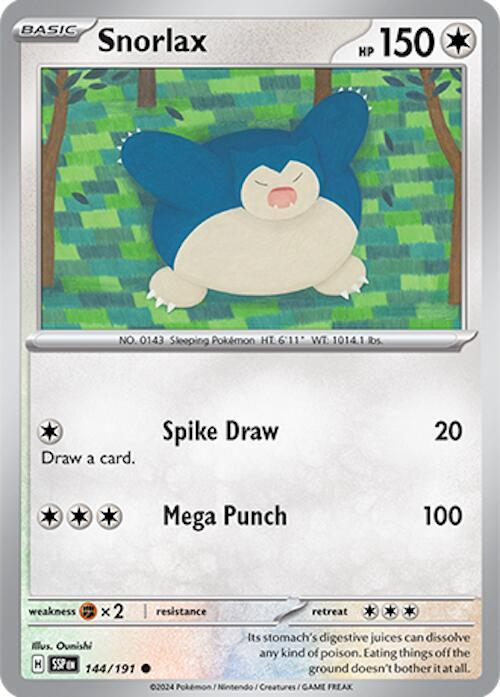 Snorlax - SV08: Surging Sparks