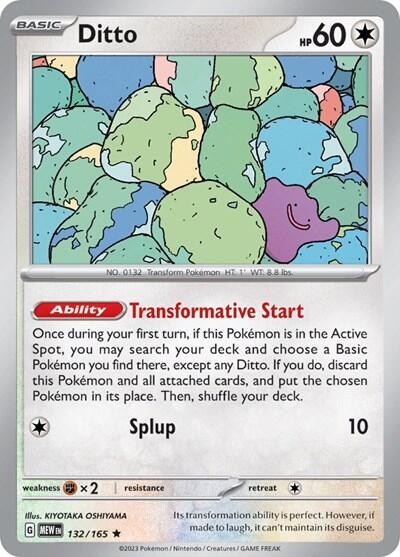 Ditto - 132/165 - Deck Exclusives