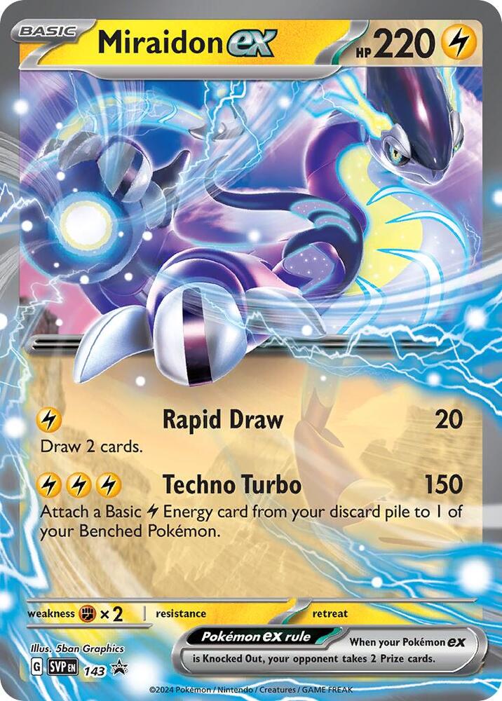 Miraidon ex - 143 - SV: Scarlet & Violet Promo Cards