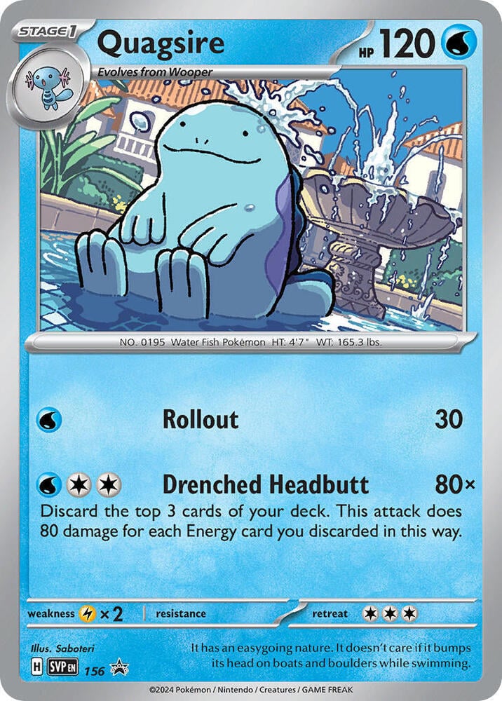 Quagsire - 156 - SV: Scarlet & Violet Promo Cards