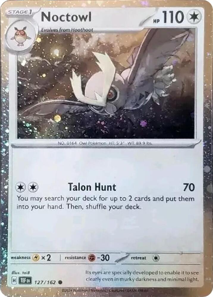 Noctowl - 127 (Cosmos Holo) - Miscellaneous Cards & Products