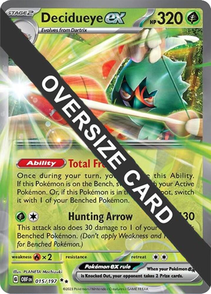 Decidueye ex - 015/197 - Jumbo Cards